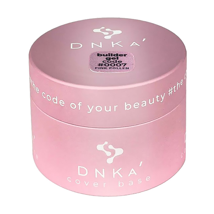 Гель для нарощування нігтів DNKa' Builder Gel 0007 Pink Pollen, 30 мл